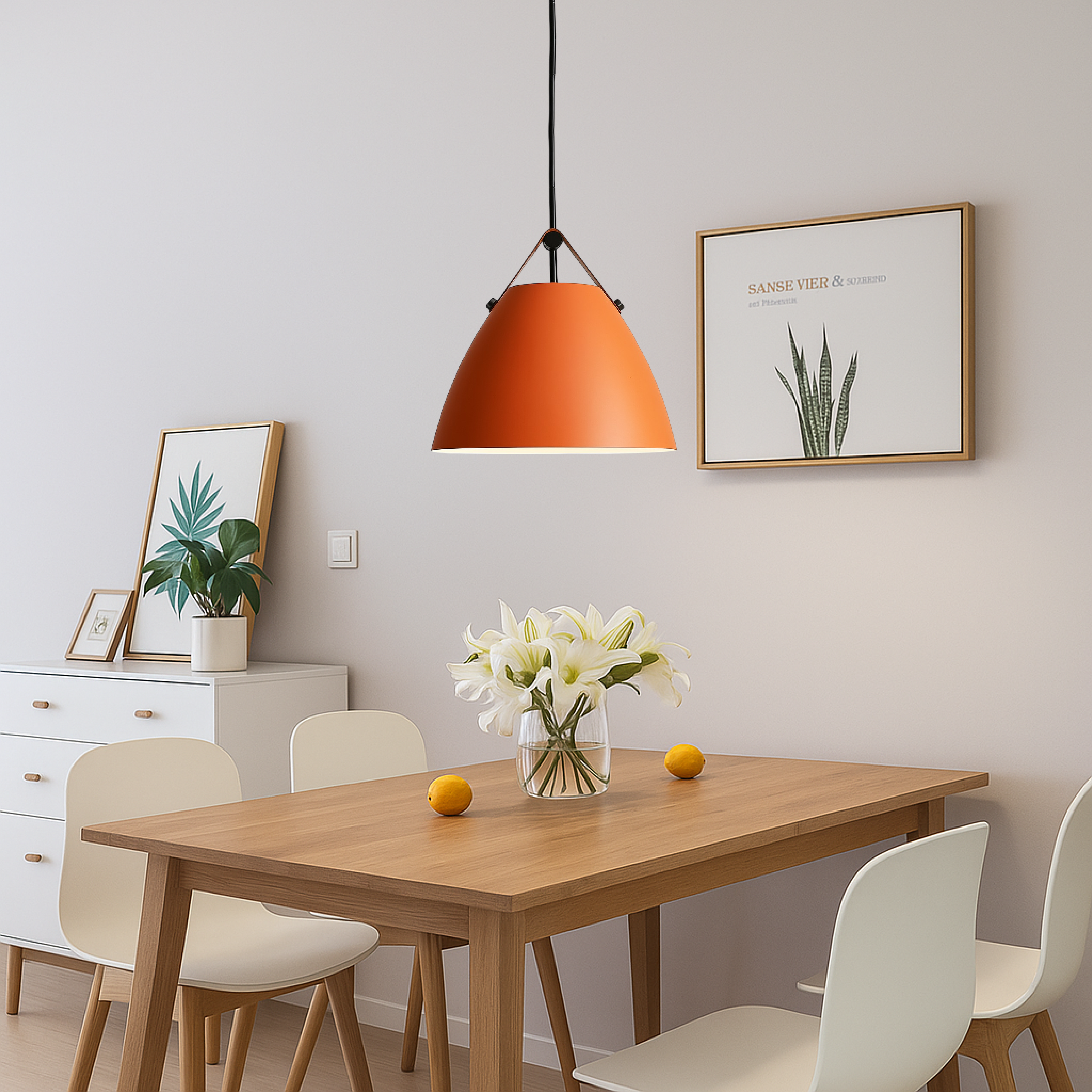 Colorful Scandinavian pendant lamp