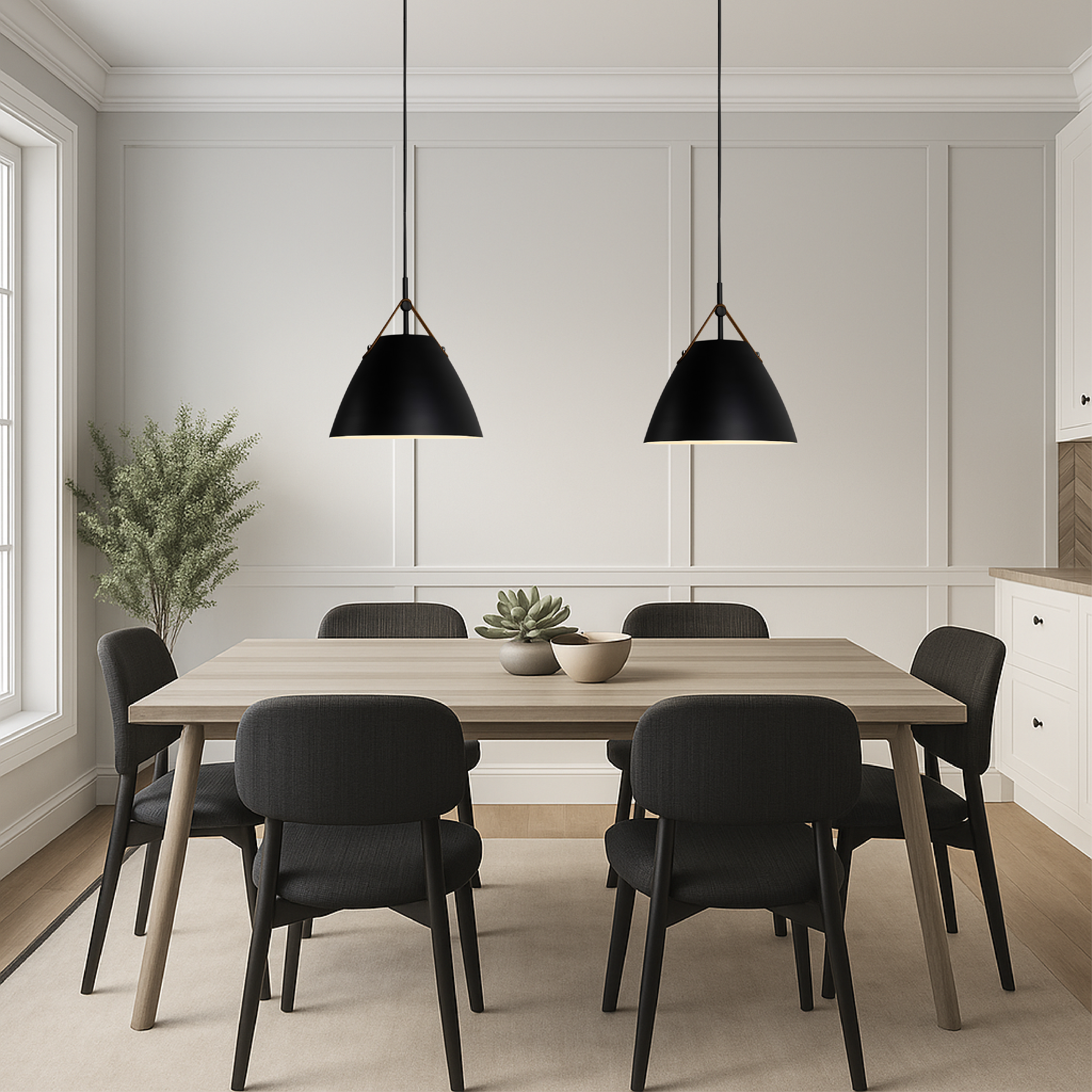 Colorful Scandinavian pendant lamp