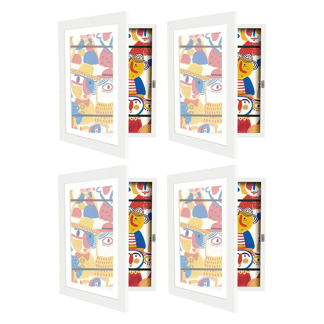 Cadre art enfants KreativFrame Blanc Lot de , ou galeries pour espace bien rangé