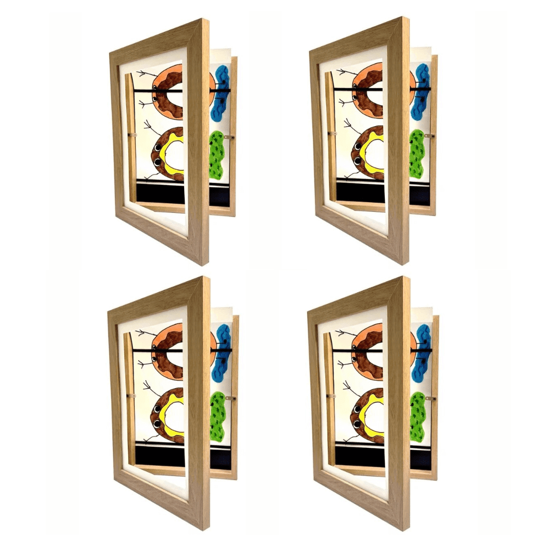 Cadre art enfants KreativFrame Bois Lot de , ou galeries pour organisation créative