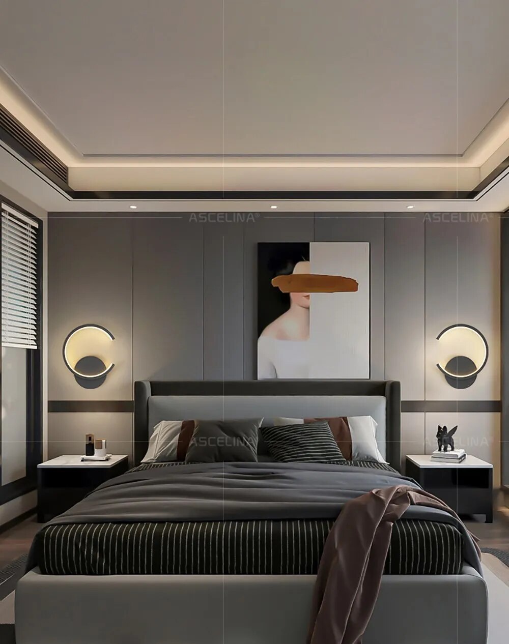 Applique Murale LED Moderne LUMIEDGE en aluminium de qualité pour une ambiance chaleureuse