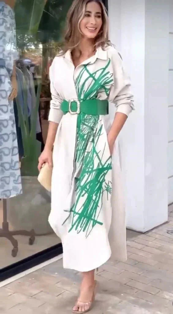 Robe La Lisa bicolore de luxe en tissu polyester pour femme élégante dog travel b