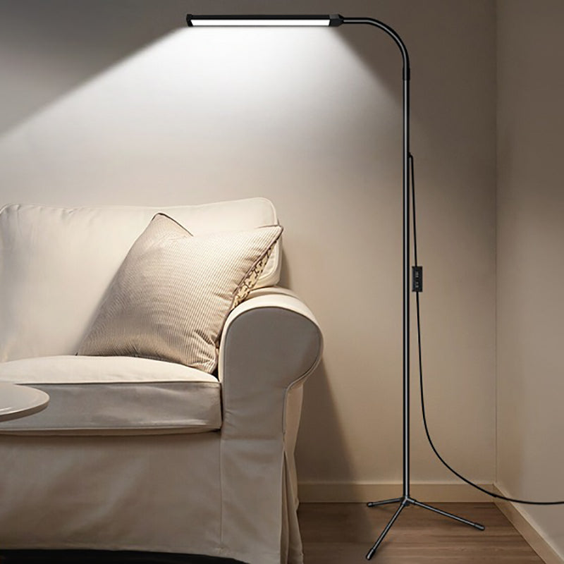 Lampadaire LED sur Pied Ajustable Modes de lumière - Idéale pour Maquillage Lecture Études et Création - Prise USB intégrée