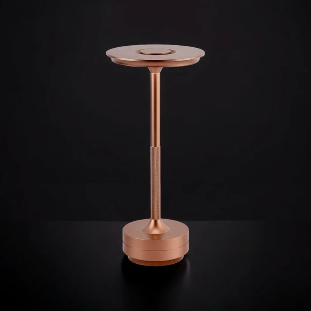Lampe Prestige Mario Doré Rose Élégante et Résistante aux Intempéries avec Contrôle Lumineux
