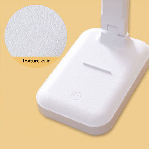 Lampe de bureau LED sans fil pliable et tactile - Luminosité réglable pour tous les besoins