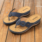 Leni | Vintage Flower Sandals