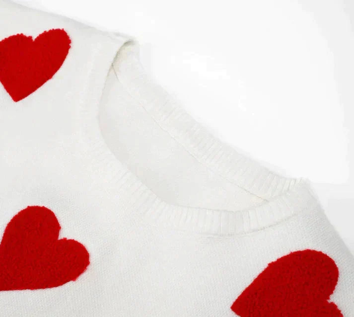 Pull coeurs en tricot doux pour un style féminin et élégant dog travel bottle lea