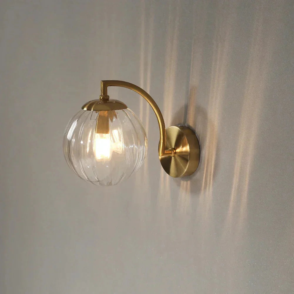 Applique Murale Moderne en Verre LED | Décoration Intérieure Ambiance Chaleureuse