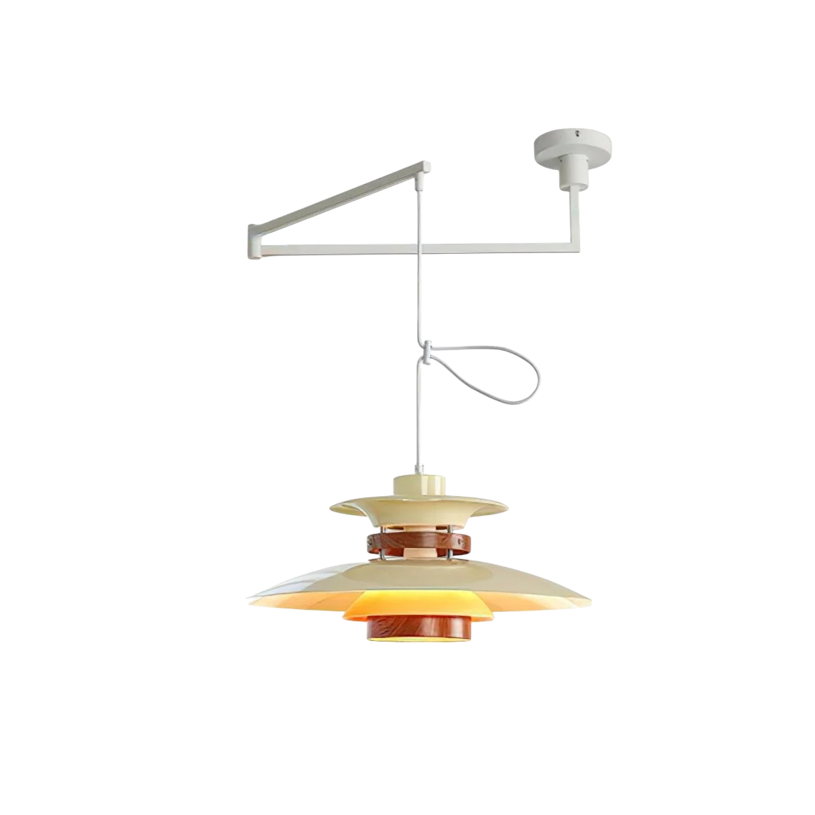 Merado articulated arm pendant lamp