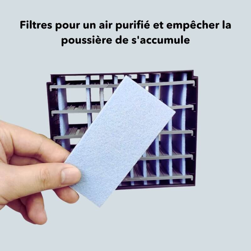 Mini Climatiseur Portable Compact et Pratique - Rafraîchit l'Air Efficacement et Économiquement