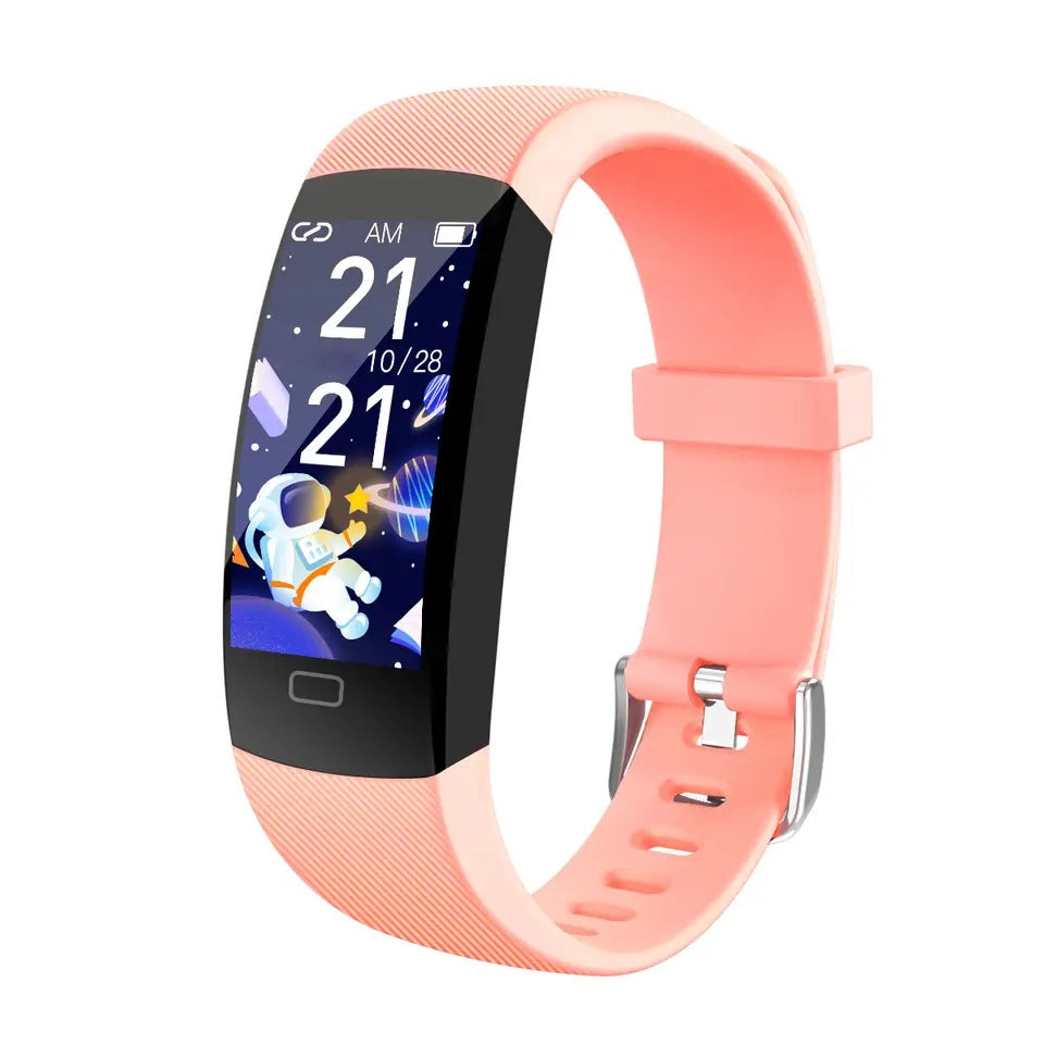 Montre connectée enfant MOREFIT - Technologie pour enfants avec style rose tr