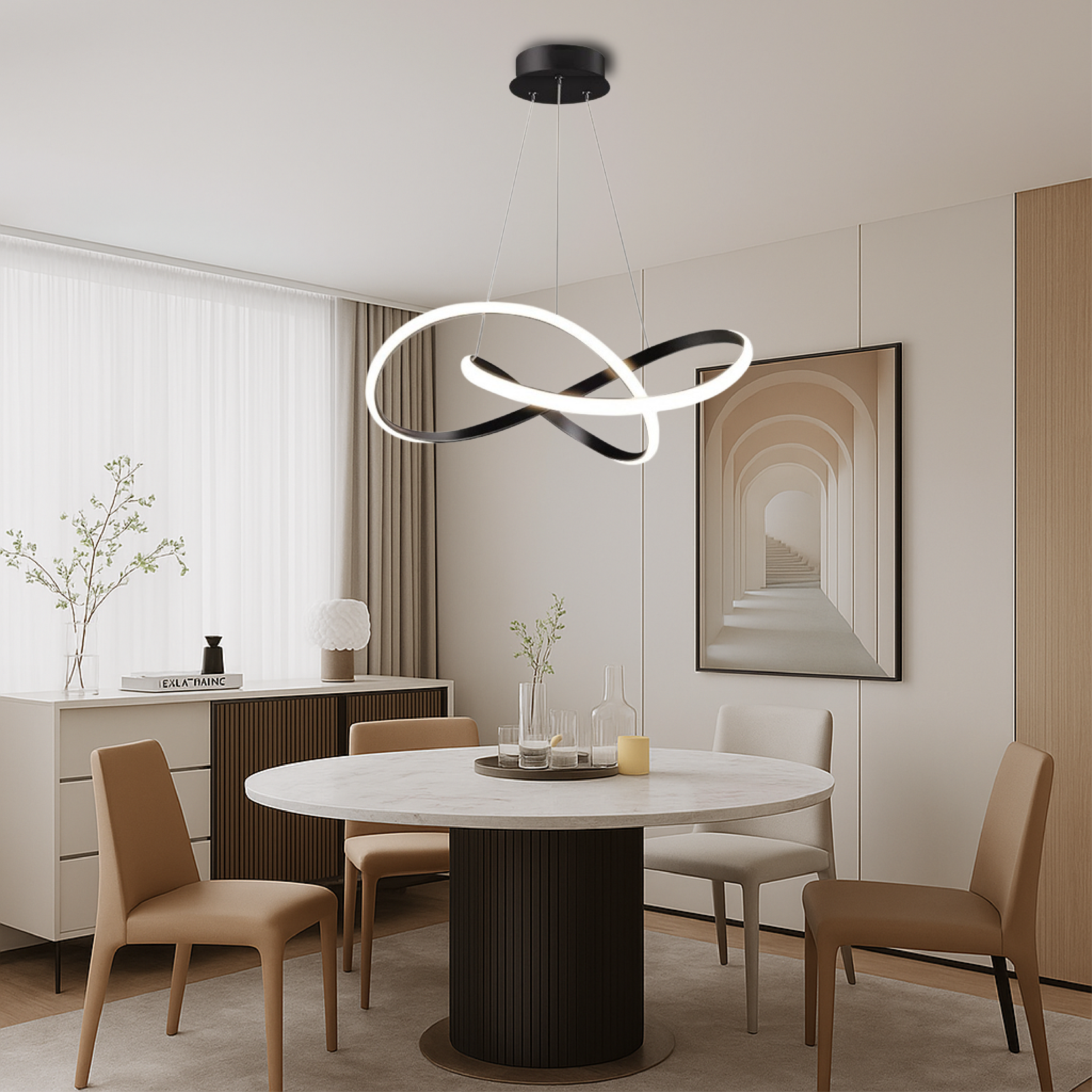 Modern chandelier for dining room