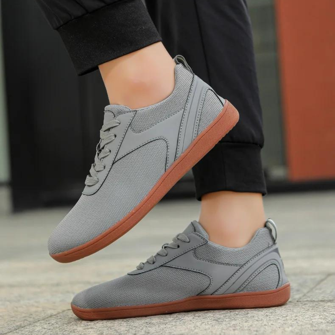Chaussures Barefoot Minimalistes Unisexe Gris - Confort et Respirabilité pour Activités Sportives