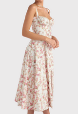 Nathalie | Summer Dress with Flowers