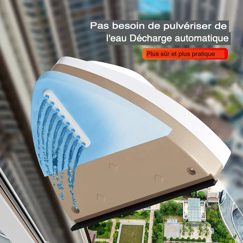 Nettoyeur de vitres magnétique - Capteur intelligent pour un nettoyage précis dog