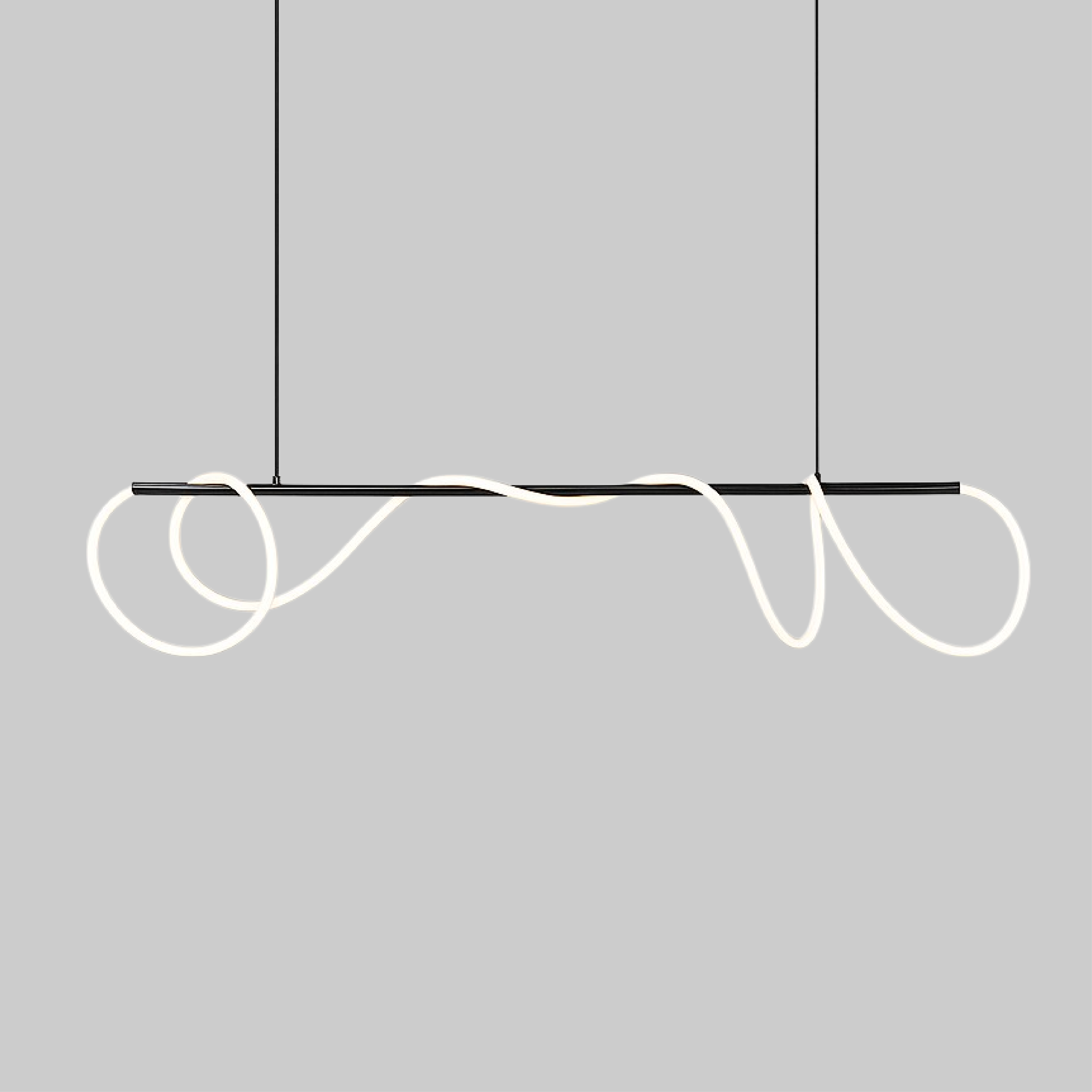 Linear suspension for kitchen table
