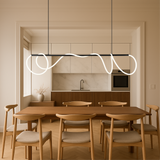 Linear suspension for kitchen table
