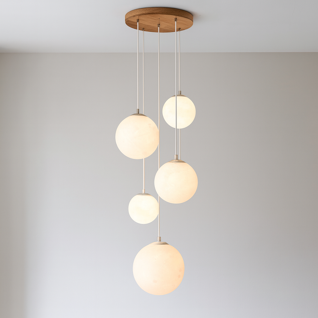 Nordic Staircase Chandelier Moonlamp