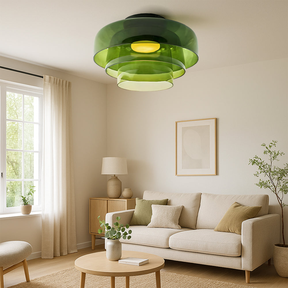 Nordic Bauhaus glass pendant lamp