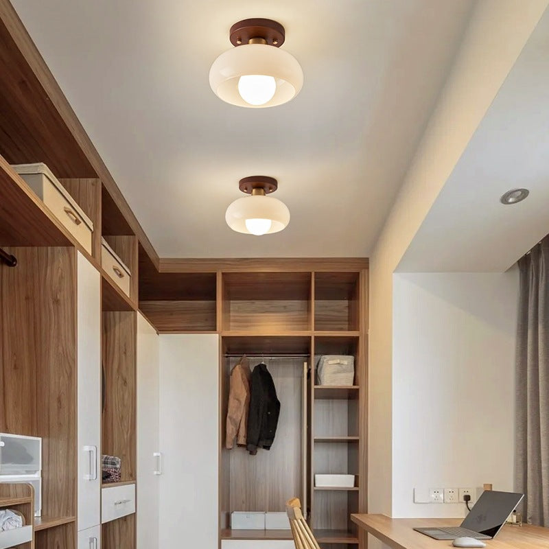 Cream Bauhaus Ceiling Light