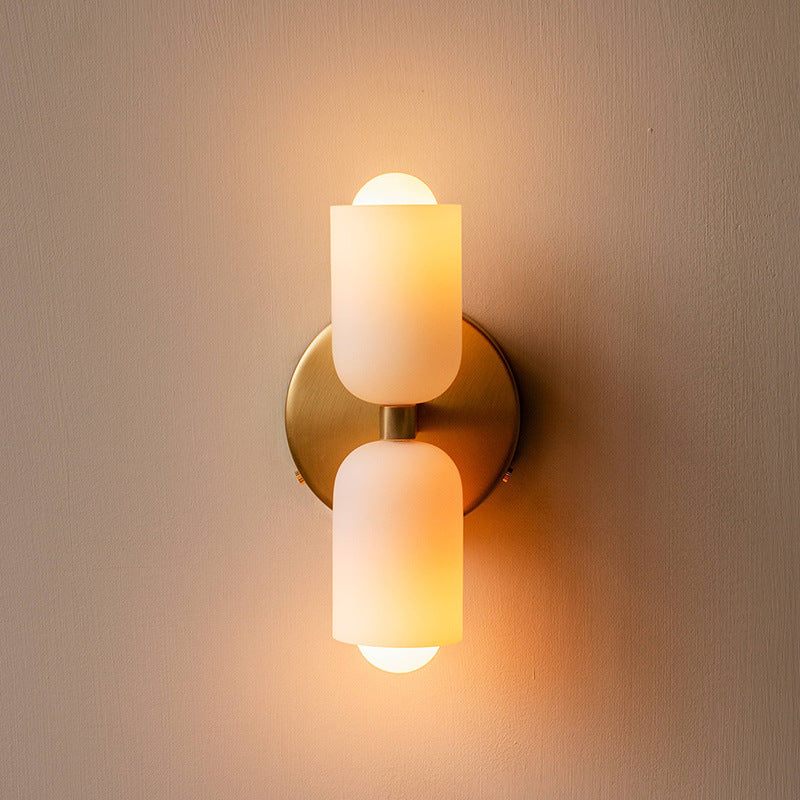 Nordic wall light top and bottom