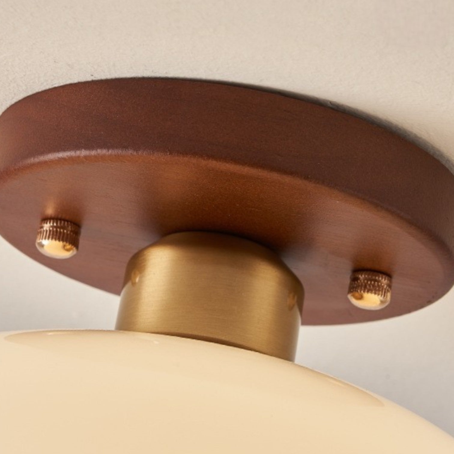 Cream Bauhaus Ceiling Light
