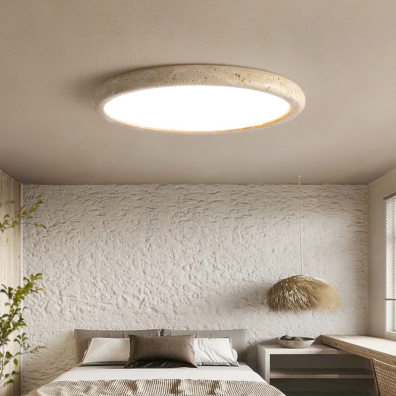 Stone ceiling light