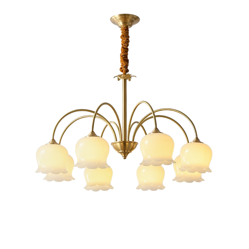 French copper chandelier
