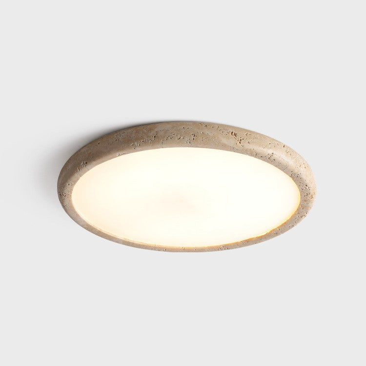 Stone ceiling light