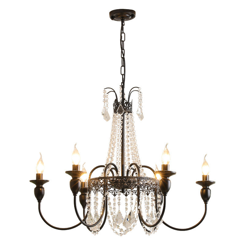 Crystal bedroom chandelier