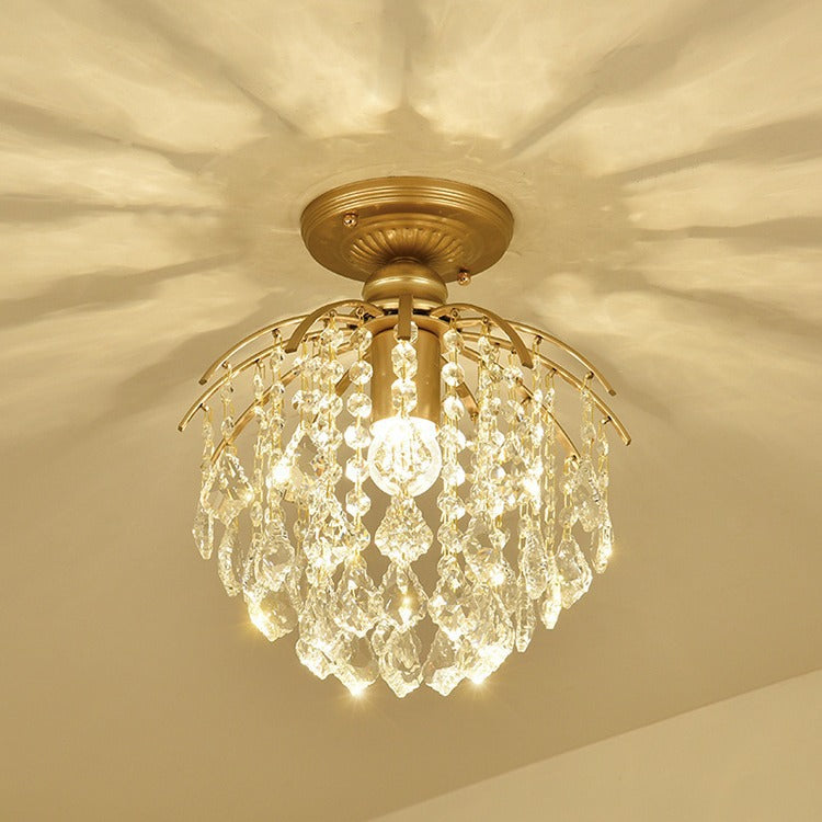 Crystal chandelier for bedroom