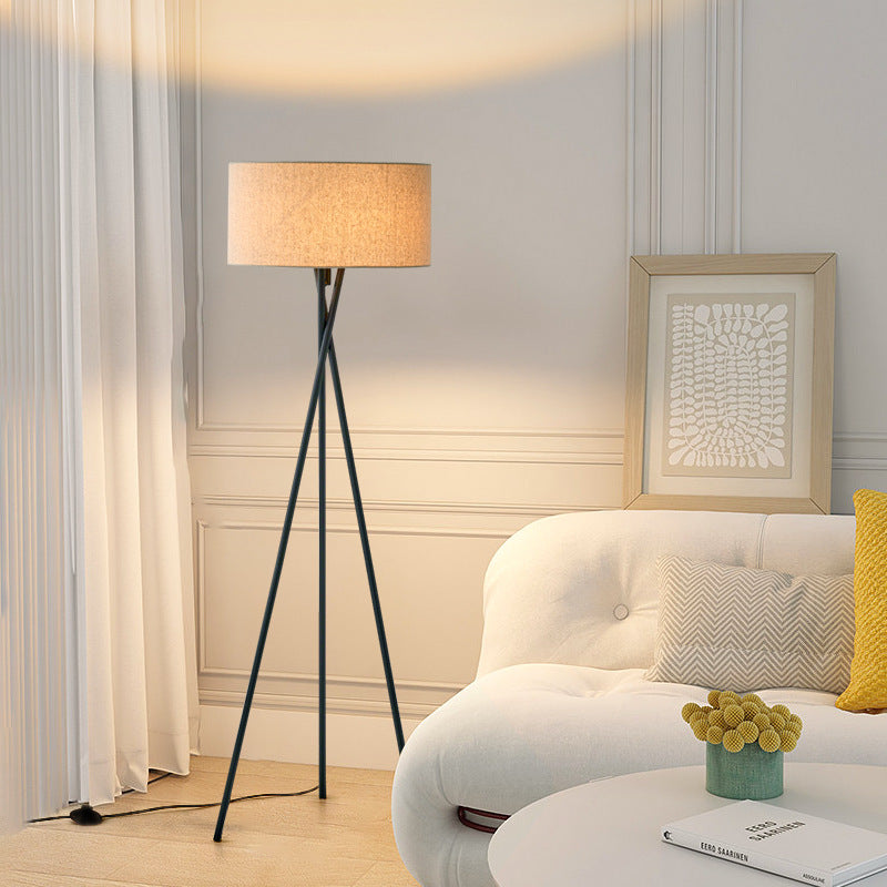 Silk floor lamp