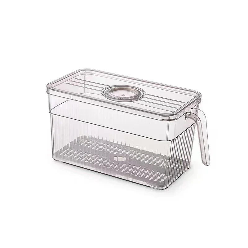 Boîte de Rangement pour Réfrigérateur - Conservation Aliments Étanche Espace de Rangement