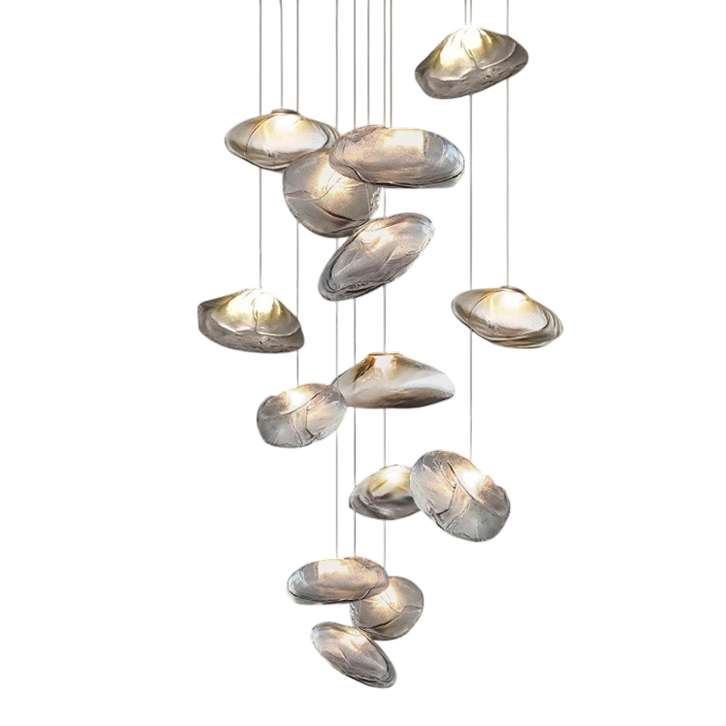 Nordic Glass Chandelier Villa