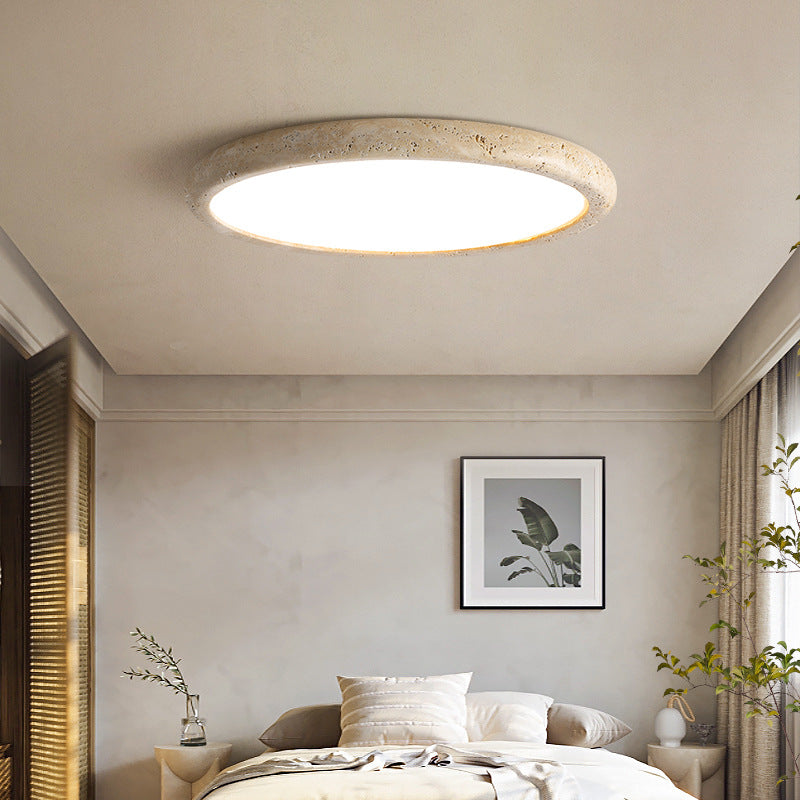 Stone ceiling light