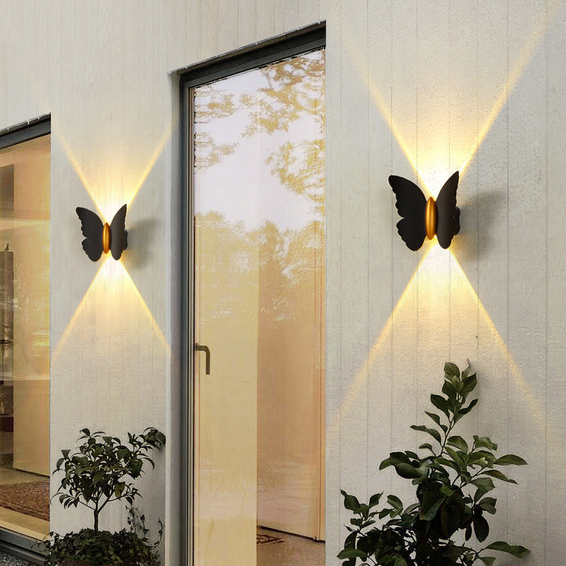 Outdoor Butterfly Wall Light