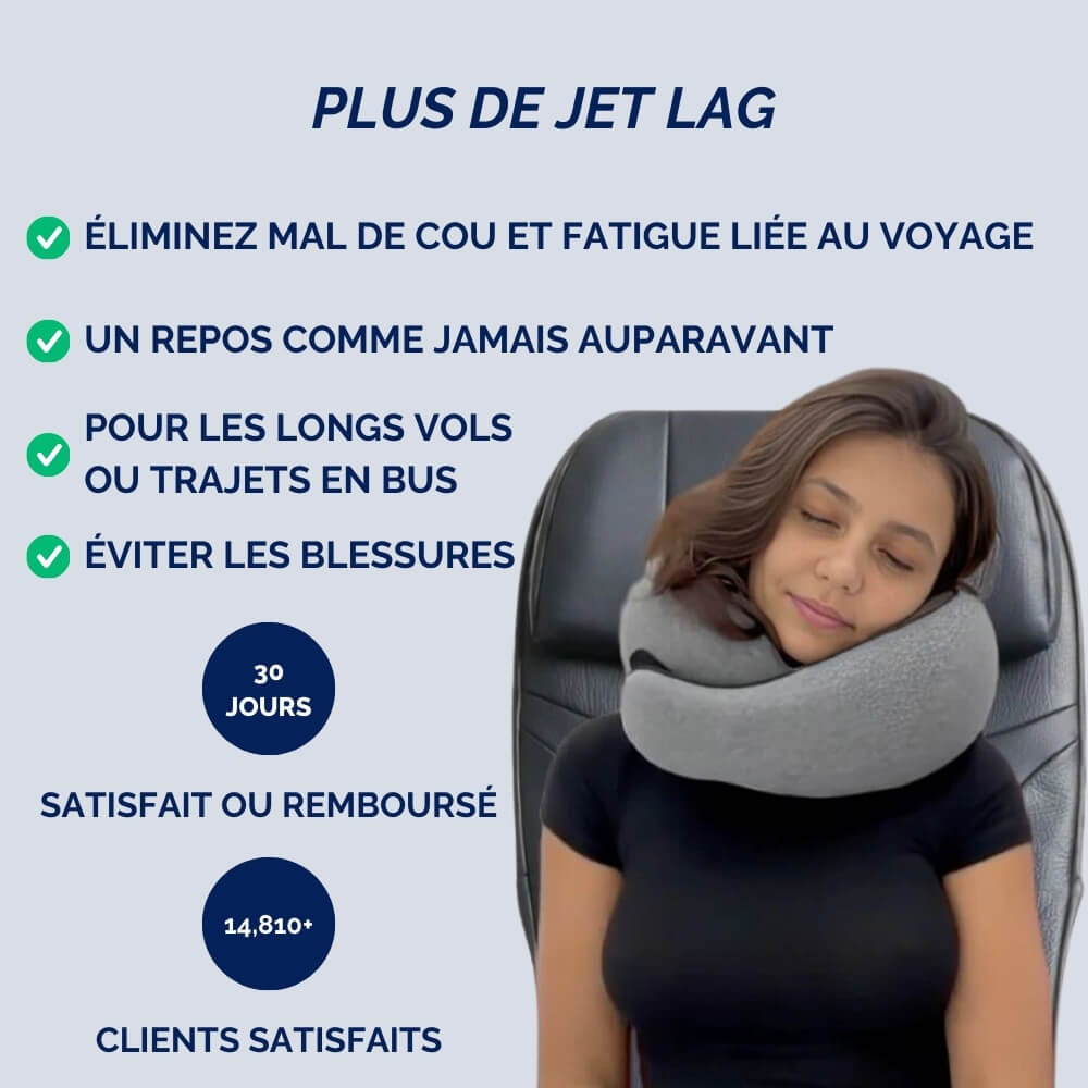 OreillerNomade Soutien Relaxant - Ajustement Personnalisé et Transport Facile dog