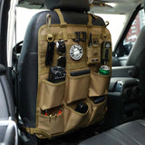Tactical organizer for rear seat