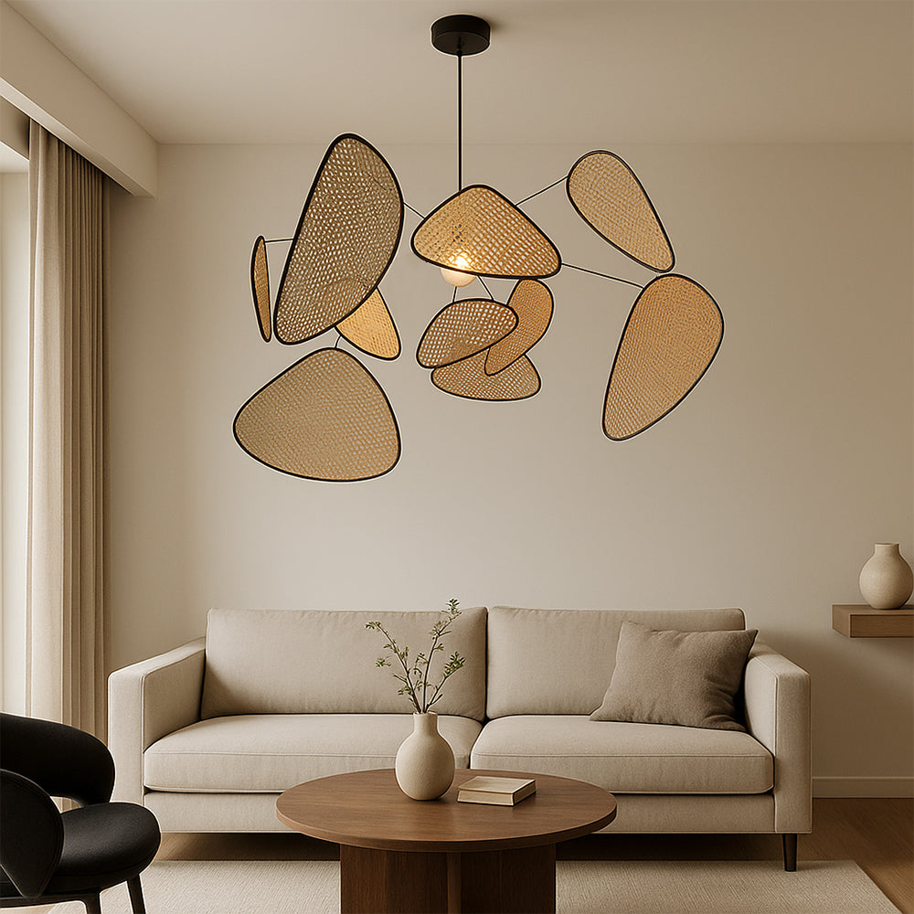 Bria rattan hanging lamp