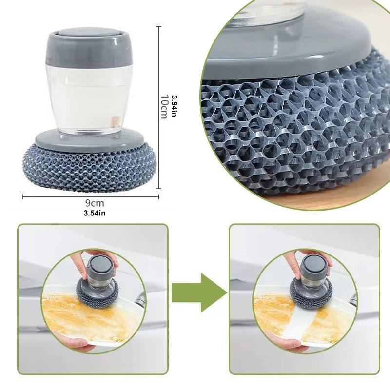 Pinceau de distribution de savon de cuisine - Outils de nettoyage antibactériens pour matériel de cuisine