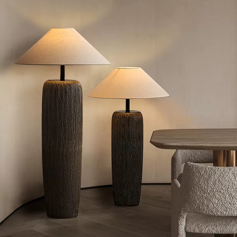 Ceramic floor lamp