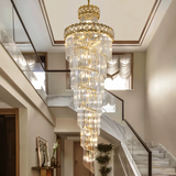 Modern crystal staircase chandelier