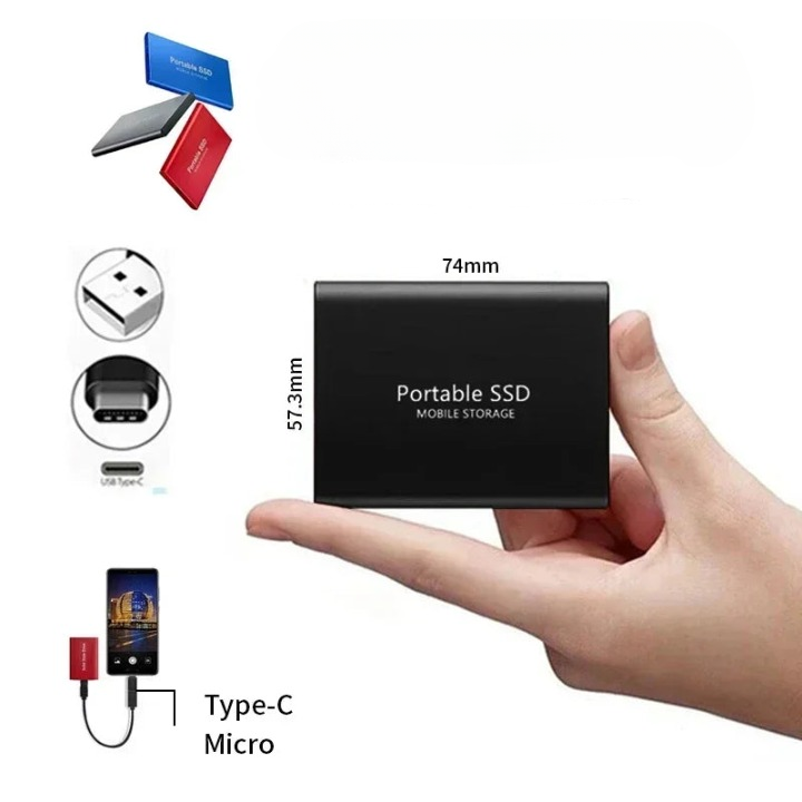 Disque dur externe FusionElite SSD rapide et design antichoc travel bottle le