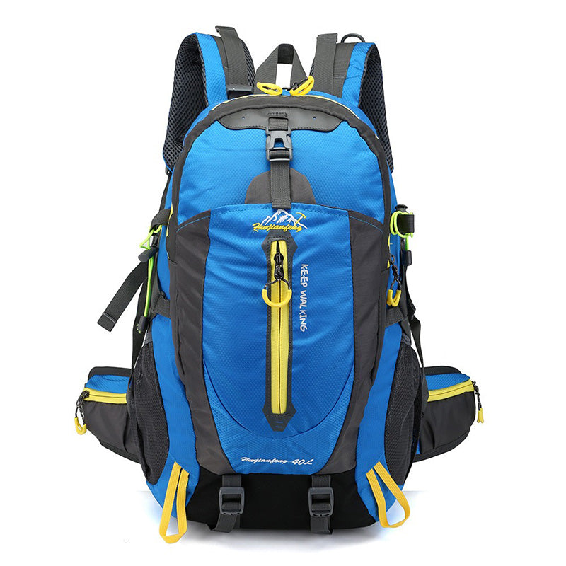 Sac à Dos Randonnée Imperméable 40L - Femme Homme Bleu, confortable et multi-poches