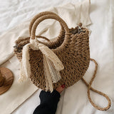 Handwoven Straw Bag
