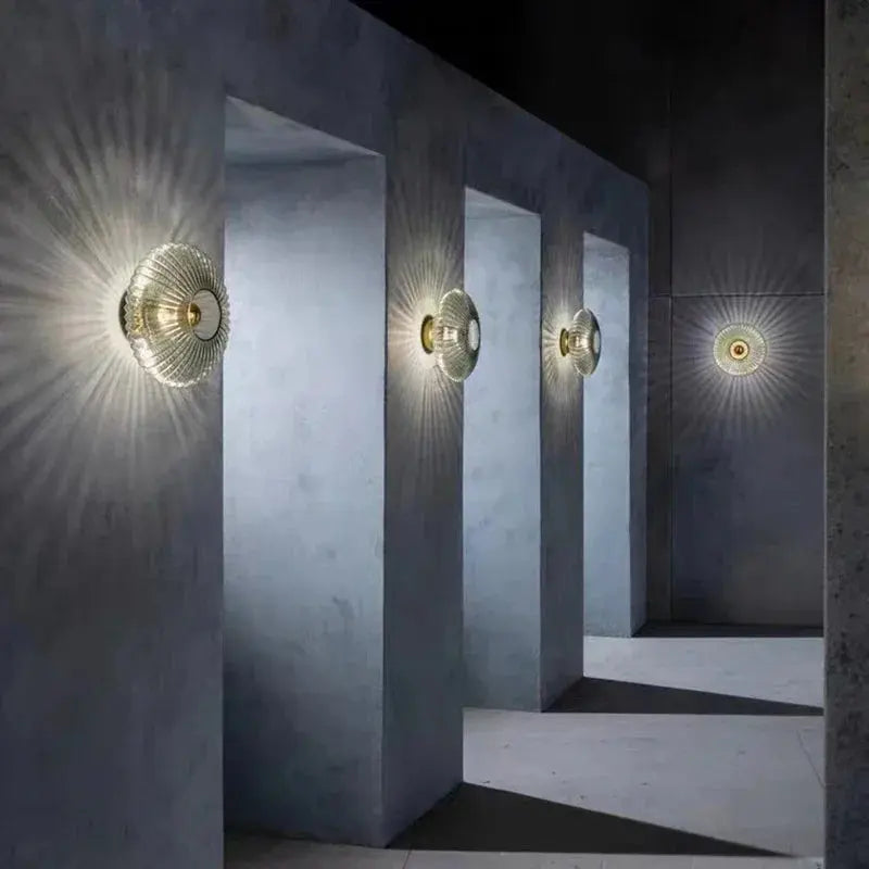 Applique Murale Verre Design Élégant - LumièreLux, éclairage intérieur moderne do