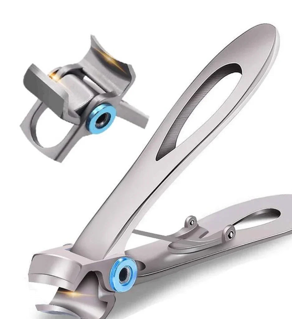 Coupe-ongles Robuste Argent pour Ongles Durs et Épais - Accessoire de Beauté en Acier Inoxydable