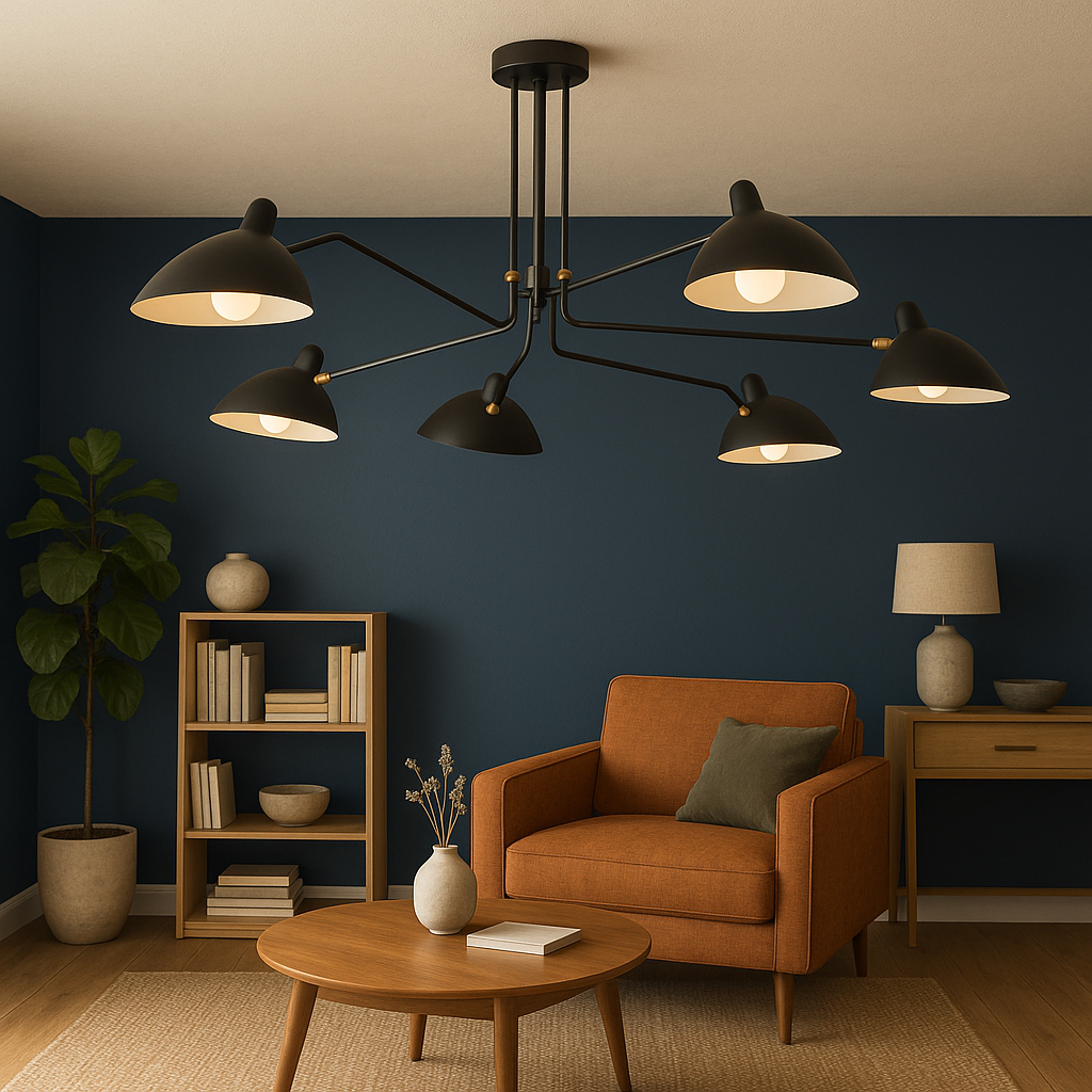 Serge Mouille Ceiling Light