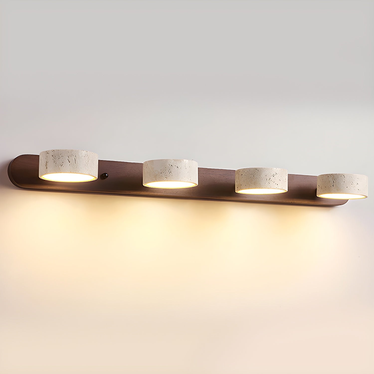 Travertine wall light