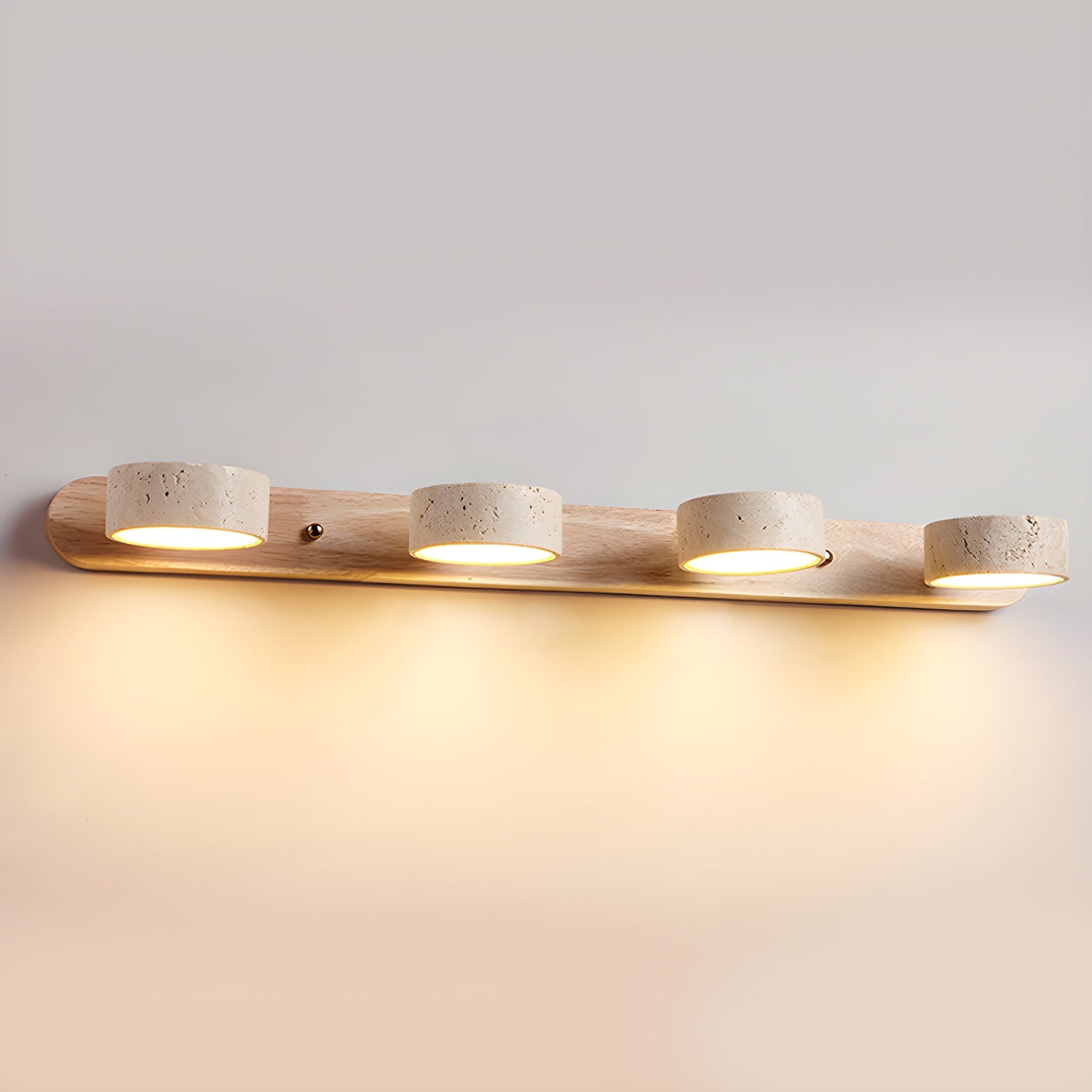 Travertine wall light